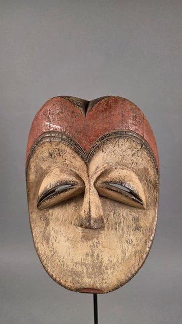 Houten masker - Kwele - Gabon (Zonder minimumprijs)