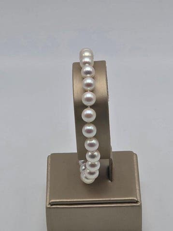 Zonder minimumprijs - Armband - 18 karaat Geel goud Parel -, Handtassen en Accessoires, Nieuw