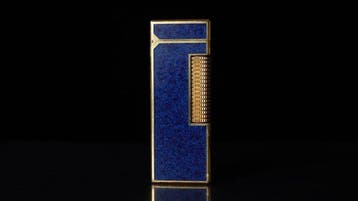 Dunill - Lapis Lazuli Pattern Rollagas Lighter - Aansteker -, Nieuw