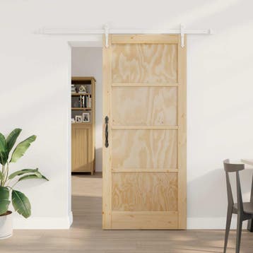 vidaXL Schuifdeur ORKDAL 86 x 198,5 cm Massief grenenhout, Verzenden