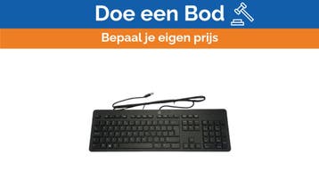 Bieden: HP 803181-L31 Black USB Keyboard KU-1469, Ophalen of Verzenden, Nieuw