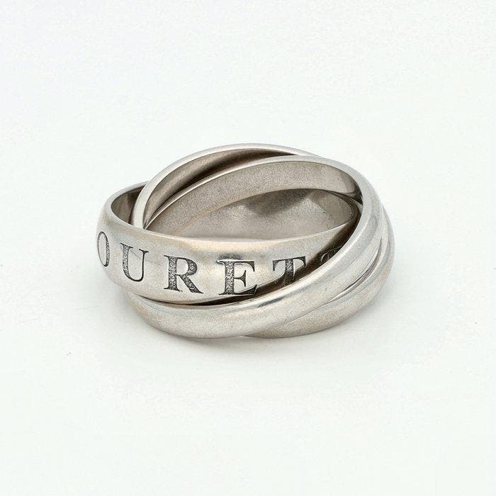 Cartier - Ring - Trinity - 18 karaat Witgoud, Bijoux, Sacs & Beauté, Bagues