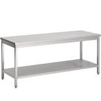 Rvs werktafel met bodemschap 2900x700x900 mm, Verzenden, Nieuw in verpakking