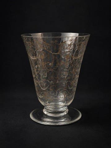 Baccarat - Vaas - Michelangelo goudkleurig of fijn - Kristal