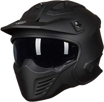 Jethelm 2XL Inklapbaar vizier | Retour deal | Knallende p..., Motoren, Verzenden, Tweedehands, Jethelm, Overige merken