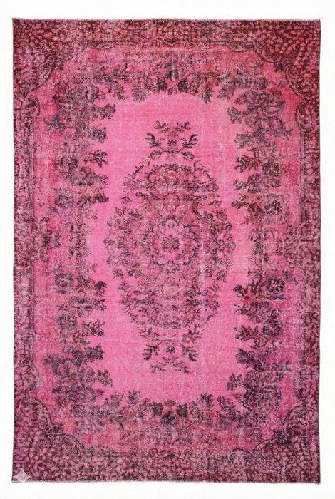 Grote roze vintage - Vloerkleed - 300 cm - 190 cm -, Maison & Meubles, Ameublement | Tapis & Moquettes