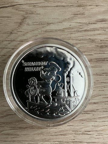 Fiji. 50 Cents 2024, Steamboat Willy, 1 oz (Zonder