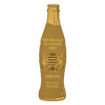 Tsjaad. 3000 Francs 2023 1/1000 oz 999 Fine Gold 3000 CFA