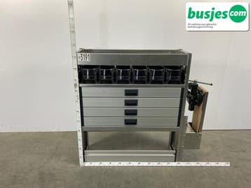 Aluca bedrijfswageninrichting 1010x320x1150mm (3191), Verzenden, Gebruikt