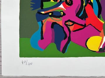 Karel Appel (1921-2006) - Deux Personnages