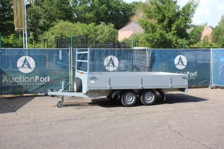 Veiling: Aanhangwagen BW Trailers 02T 2700kg 3500x1800mm Nie, Autos : Divers, Remorques, Enlèvement