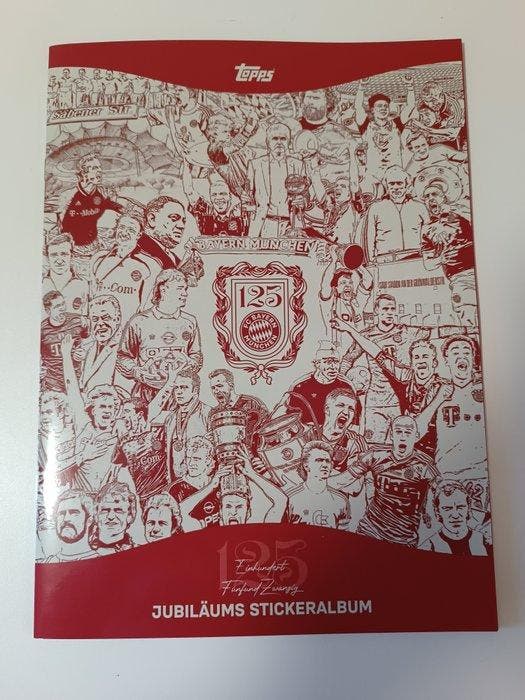 125 Jahre Bayern Topps Franz Beckenbauer Complete losse, Collections, Autocollants