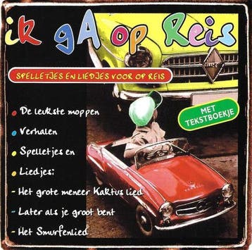 Ik ga op reis, spelletjes en liedjes voor op reis CD, Verzenden, Nieuw in verpakking
