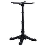 vidaXL Bistrotafelpoot 52x52x72 cm gietijzer zwart, Verzenden, Nieuw