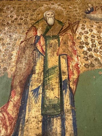 Icoon - Sint Charalambos - Hout