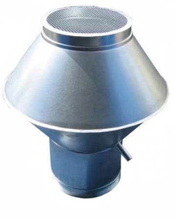 Deflectorkap rond RVS/INOX Econox, Verzenden