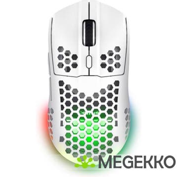Trust GXT 929W Helox Draadloze Witte Gaming Muis, Verzenden, Nieuw