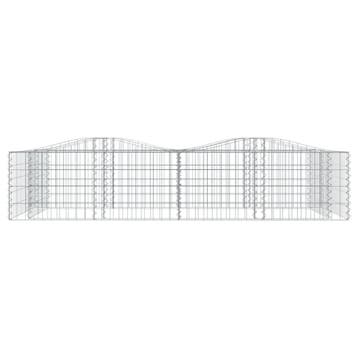 vidaXL Schanskorf gewelfd verhoogd 200x100x50 cm, Tuin en Terras, Verzenden, Nieuw