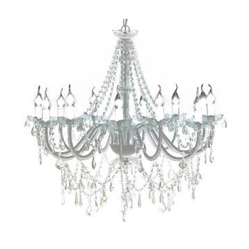 vidaXL Kroonluchter Maria Theresa 12-armig, Maison & Meubles, Lampes | Lustres, Verzenden