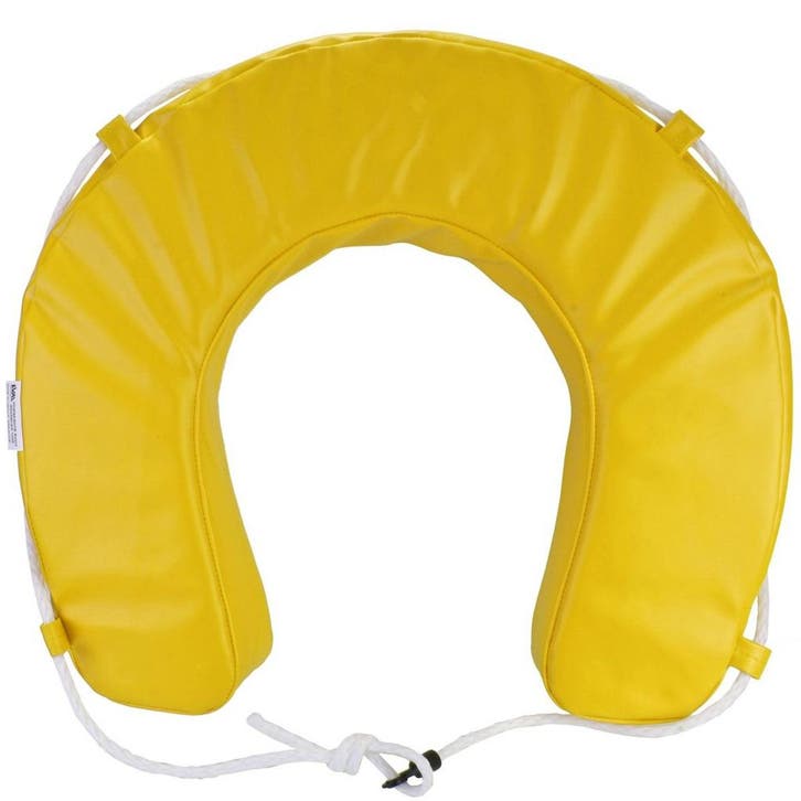 Reddingsboei Hoefijzer 59x50cm Geel, Watersport en Boten, Accessoires en Onderhoud, Nieuw, Ophalen of Verzenden
