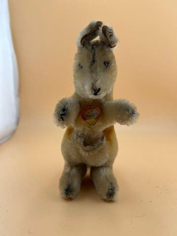 Steiff - Pluche speelgoed Känguru und Giraffe - 1960-1970