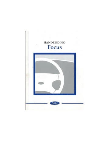 2002 FORD FOCUS INSTRUCTIEBOEKJE NEDERLANDS, Ophalen of Verzenden