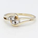 Bague - 14 carats Or jaune Diamant (Naturelle)