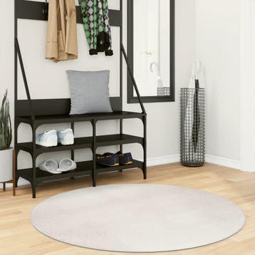 vidaXL Vloerkleed IZA laagpolig Scandinavisch Ø 120 cm, Verzenden, Nieuw