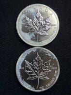 Canada. 5 Dollars 2010 Maple Leaf (2 coins) (Zonder, Postzegels en Munten