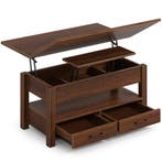 Salontafel met opbergruimte - Koffietafel - 100x50 cm - Brui, Verzenden, Nieuw