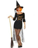Sexy heks kostuum voor dames, Ophalen of Verzenden, Nieuw