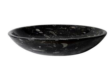 Sanifun Waskom Carilla orthoceras marmer zwart, Nieuw, Overige typen