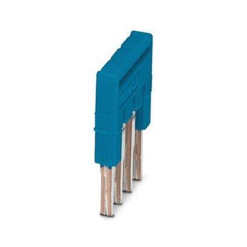 Phoenix Contact Pont Enfichable 4 Pôles 3.5mm Bleu - 3213109, Verzenden
