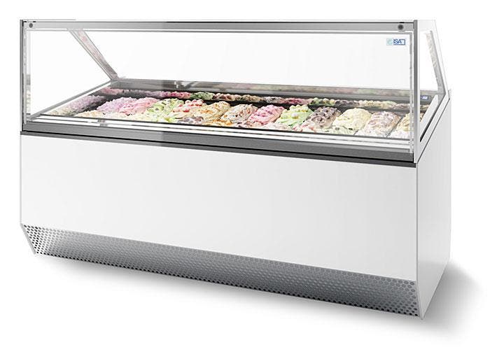 Schepijsvitrine Millenium 18, Zakelijke goederen, Horeca | Keukenapparatuur, Koelen en Vriezen, Verzenden