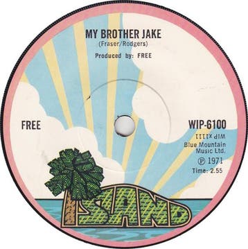 Free - My Brother Jake / Only My Soul, Verzenden