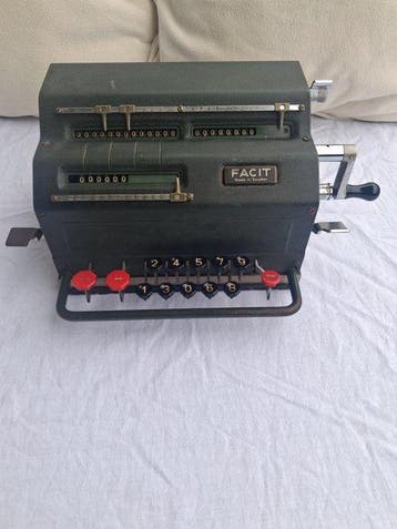 Facit TK - Rekenmachine - 1950-1960, Antiquités & Art