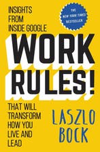 Work Rules 9781455554799 Laszlo Bock, Verzenden, Laszlo Bock