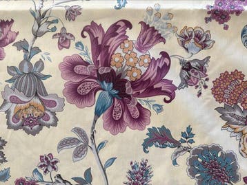San Leucio top quality - tissu floral paisley exclusif dans, Antiquités & Art