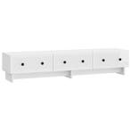 vidaXL TV Kast met lade Hoogglans Wit 147 x 34,5 x 30 cm, Huis en Inrichting, Verzenden, Nieuw