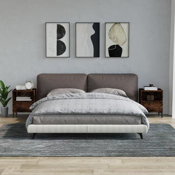 vidaXL Nachtkastjes 2 st 40x35x50 cm gerookt eikenkleurig, Verzenden