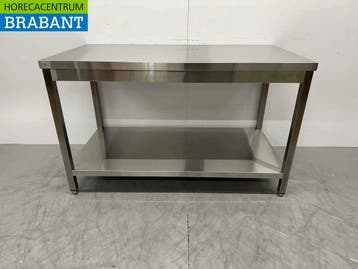 HCB RVS Werktafel Tafel Basic-line 140 x 70 x 85 cm Horeca, Ophalen of Verzenden