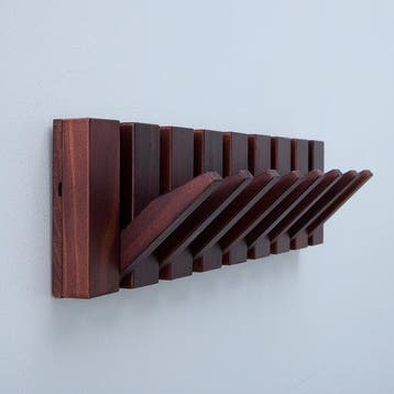 2dekans | Urban State Piano kapstok - donker hout -, Huis en Inrichting, Ophalen of Verzenden, Nieuw