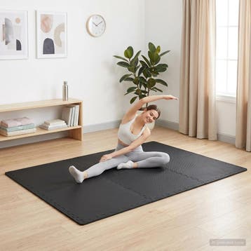 vidaXL Vloermatten 40 st Zwart 14,4 m² EVA Schuim, Sport en Fitness, Verzenden, Nieuw