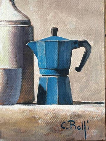 Claudio Rolfi (1960) - Colazione con caffè