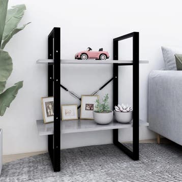 vidaXL Boekenkast met 2 schappen 60x30x70 cm bewerkt hout, Verzenden, Nieuw