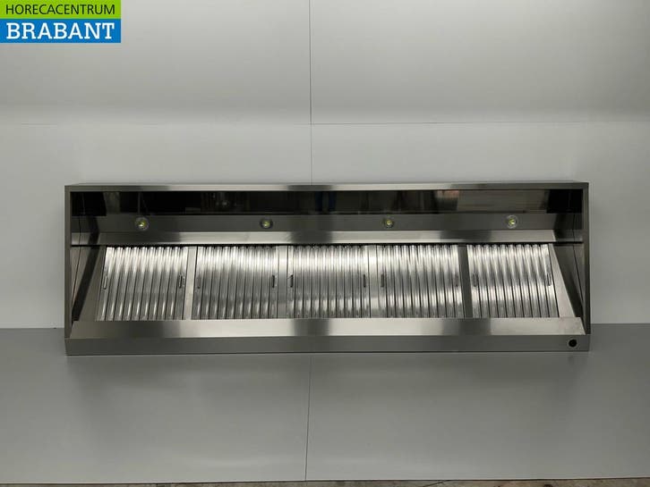 RVS Afzuigkap Dampkap met lamellen filters Premium-line 300, Elektronische apparatuur, Afzuigkappen, Nieuw, Ophalen of Verzenden