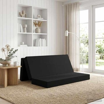 vidaXL Vouwbare Sofa Bed 180 x 67 x 45 cm Zwart, Verzenden, Nieuw