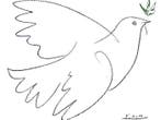 Pablo Picasso (after) - Colombe - Offset Lithography -
