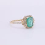 Zonder minimumprijs - Ring - 14 karaat Geel goud - 1.36ct., Nieuw