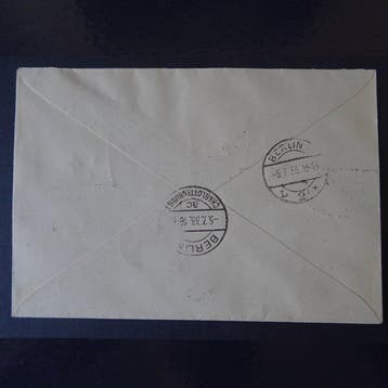 Autriche - WIPA 1933 - ANK 555 Bogenecke - Lettre, Postzegels en Munten, Gestempeld